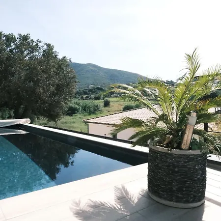 Villa Haute Avec Piscine Pour 6 Personnes, A 10mn De L Aeroport D'ajaccio Et Des Plages Bastelicaccia